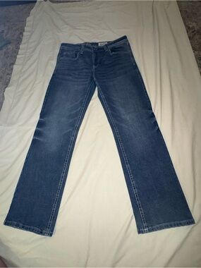 Men's Bootcut Jeans in Washed Blue – Classic Everyday Style